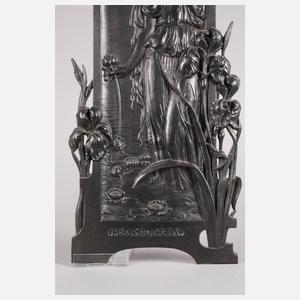 Große Eisengussplatte "Fleurs des eaux"