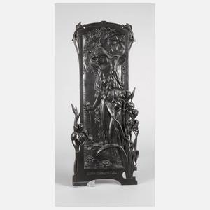 Große Eisengussplatte "Fleurs des eaux"