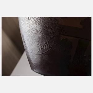 Emile Gallé Vase Fjordlandschaft