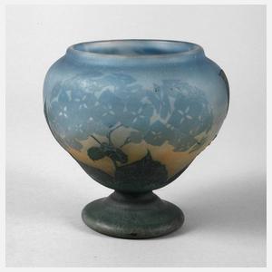 Daum Nancy Vase Hortensiendekor