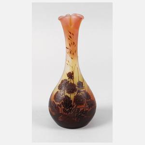 Emile Gallé Ätzglasvase