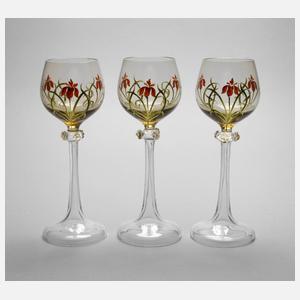 Drei Jugendstilrömer