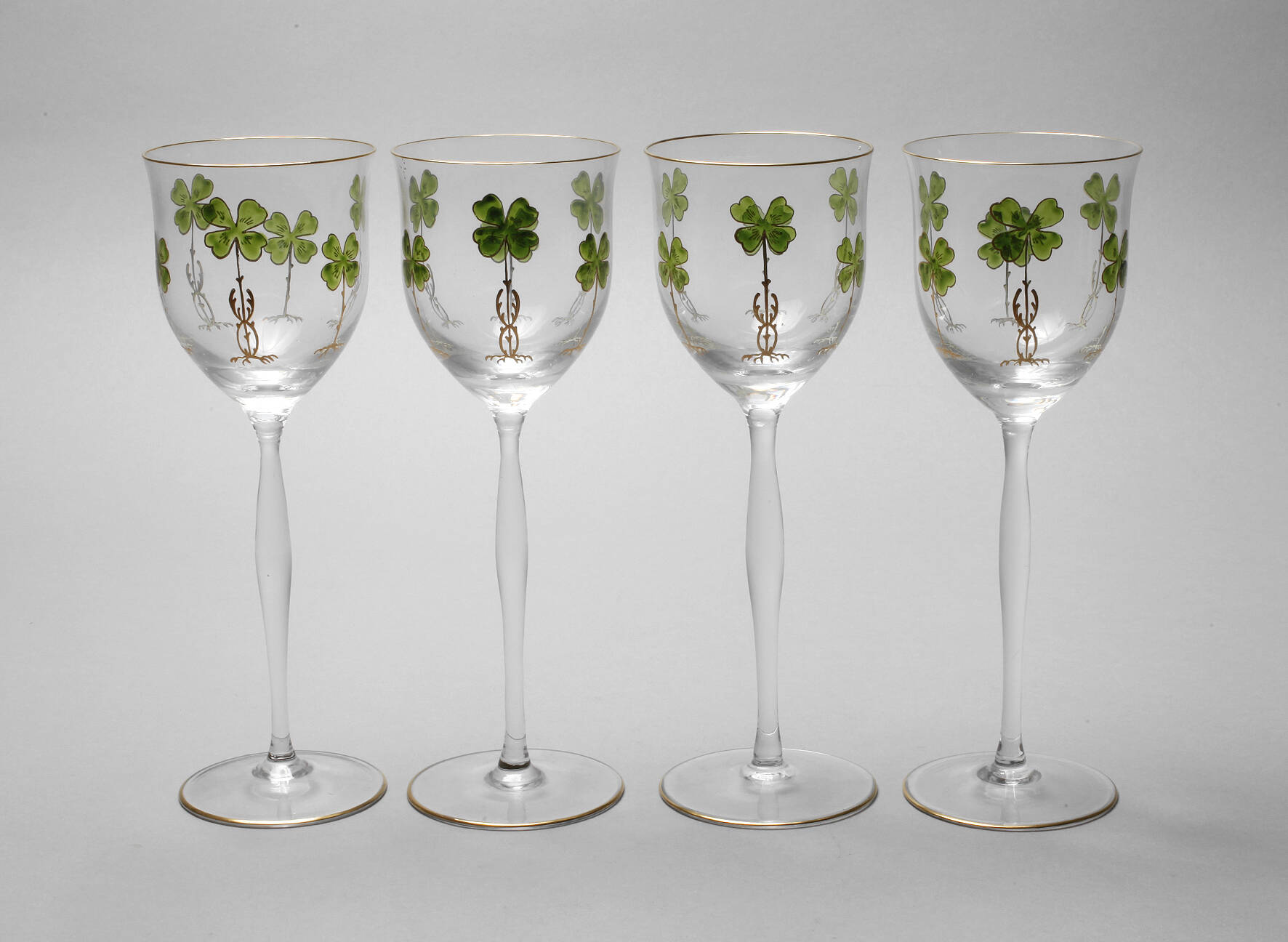 Theresienthal vier Weinrömer Kleeblattdekor