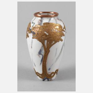 Kleine Jugendstilvase "Marmorzellan"