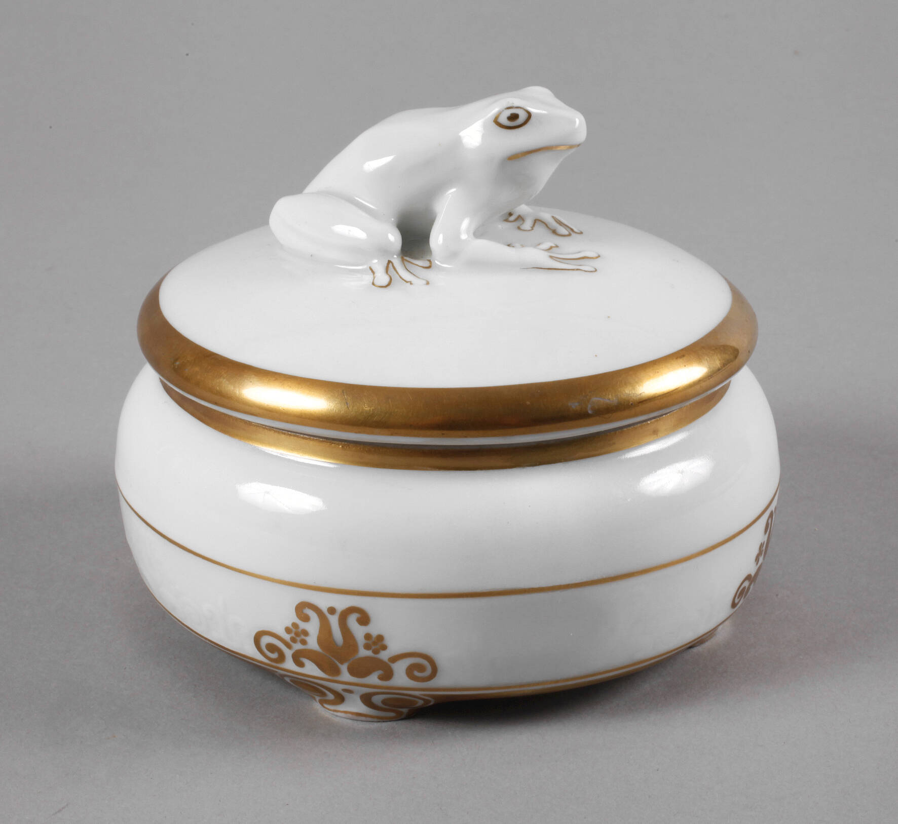 Hutschenreuther Deckeldose mit Frosch