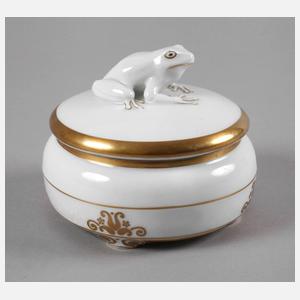 Hutschenreuther Deckeldose mit Frosch