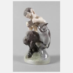 Kopenhagen Faun mit Eule