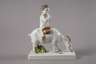 Meissen "Faun auf Ziege"