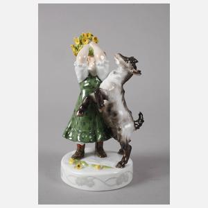 Meissen "Mädchen mit Ziege"