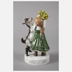 Meissen "Mädchen mit Ziege"