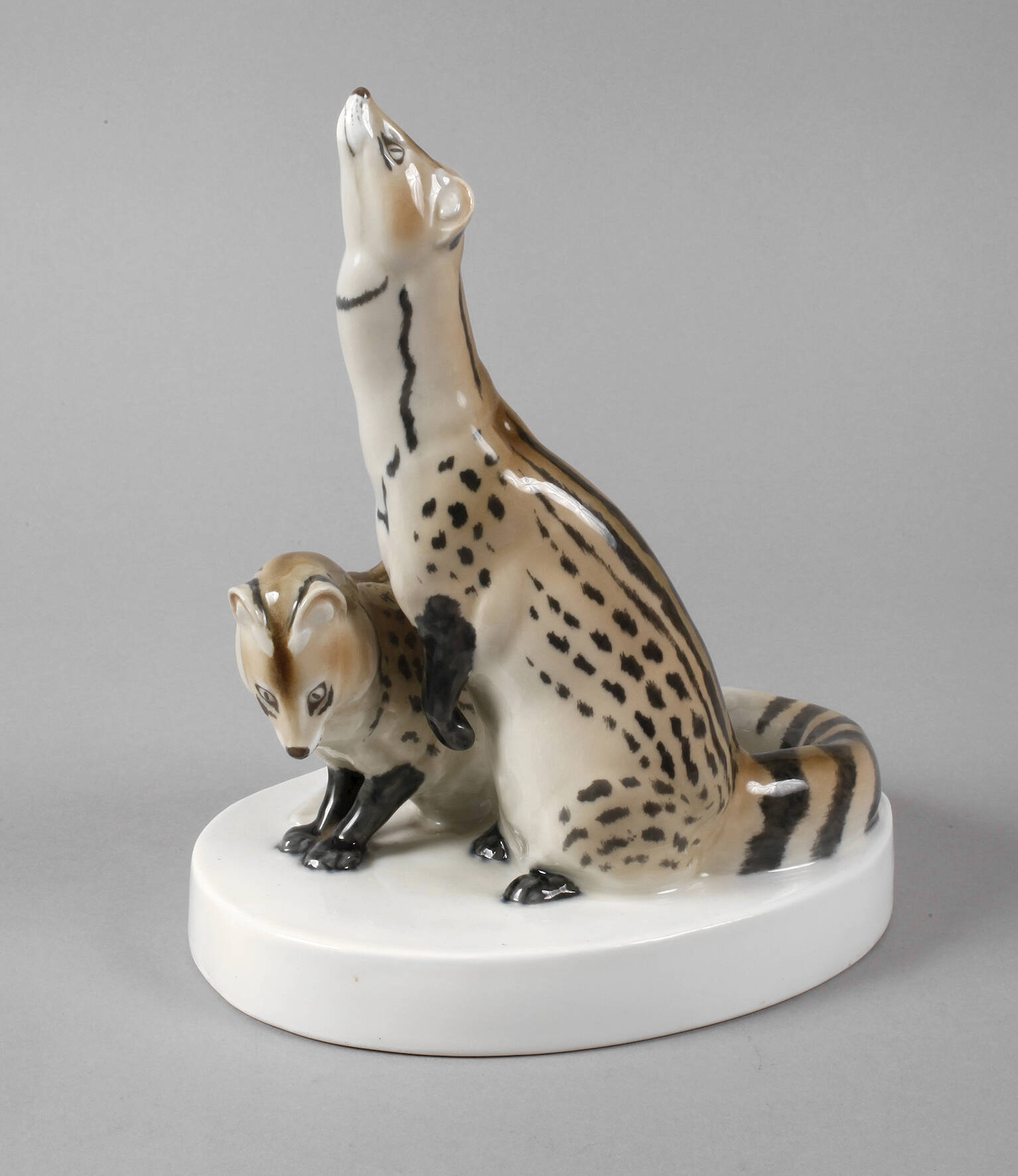 Meissen "Zwei Zibetkatzen"