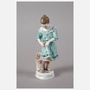 Meissen "Mädchen mit Apfel und Korb"