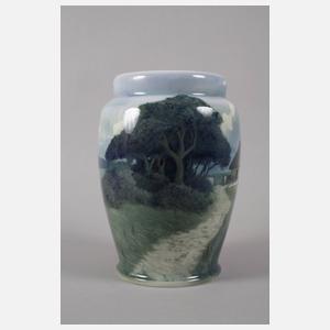 Rörstrand Bodenvase mit Landschaftsdekor