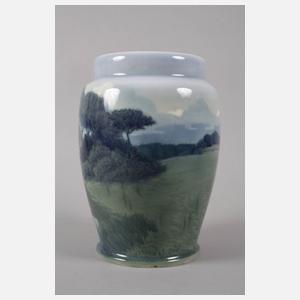Rörstrand Bodenvase mit Landschaftsdekor