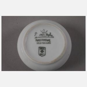 Rosenthal Vase mit Kastaniendekor