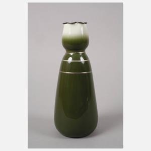 Rosenthal Jugendstilvase mit Silberoverlay