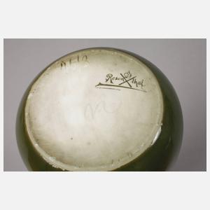 Rosenthal Jugendstilvase mit Silberoverlay