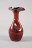 Rindskopf Vase "Lebrigrotes Opakglas"