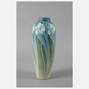 Edmond Lachenal Vase Emailmalerei