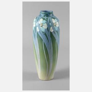 Edmond Lachenal Vase Emailmalerei
