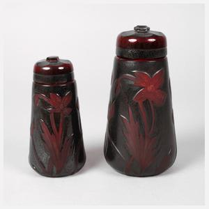 Zwei Deckelgefäße Art déco