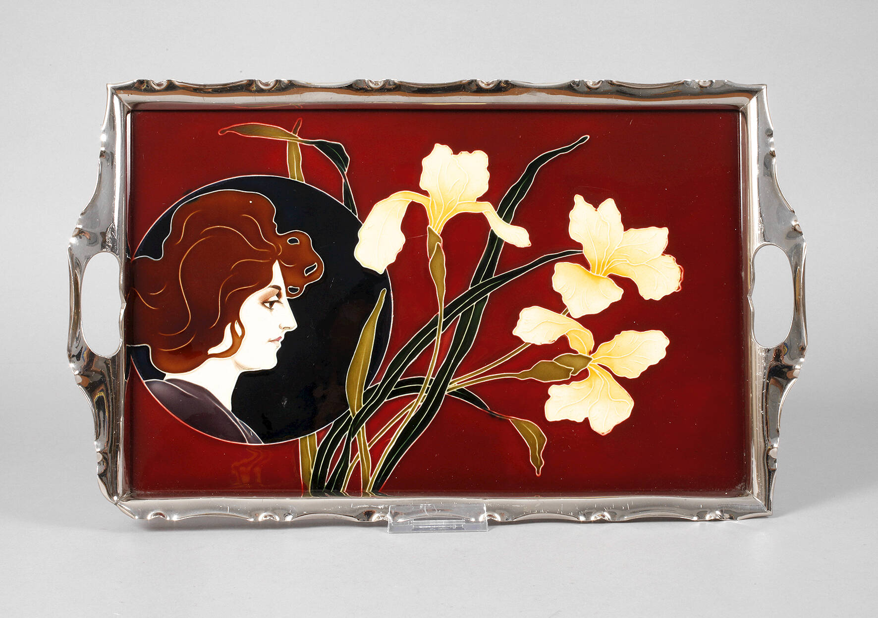 J. von Schwarz Jugendstiltablett