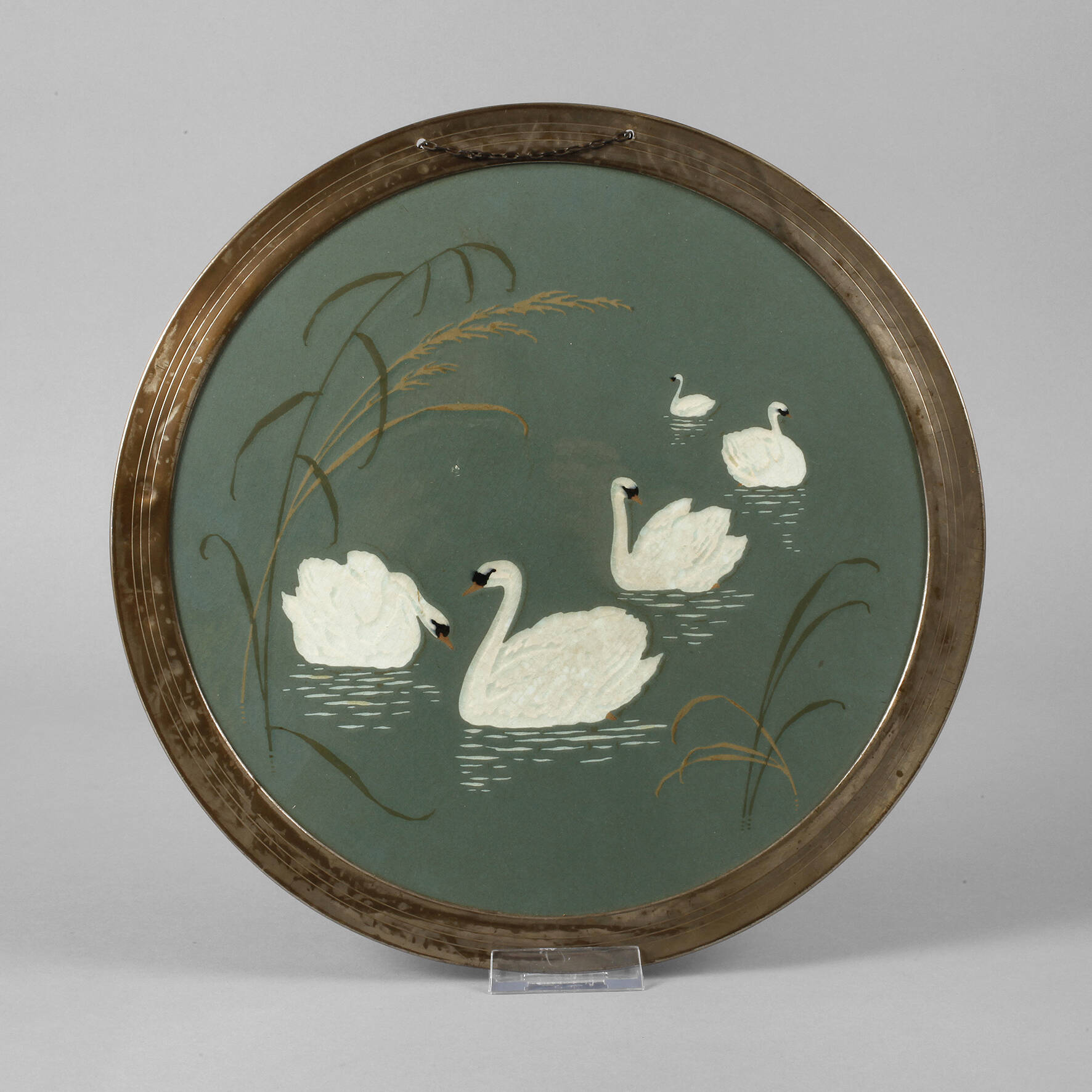 Villeroy & Boch Wandplatte Schwanenmotiv