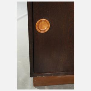 Zwei Büchervitrinen Art déco