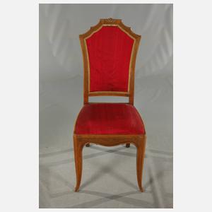 Vier Stühle Art deco