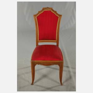 Vier Stühle Art deco