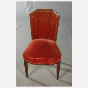 Vier Stühle Art déco