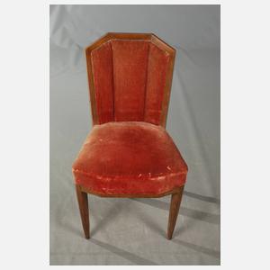 Vier Stühle Art déco