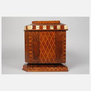 Aufwendige Intarsienschatulle Art déco