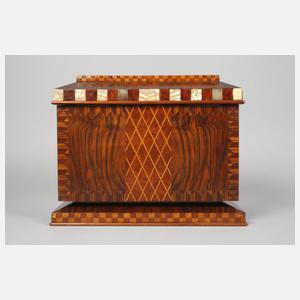 Aufwendige Intarsienschatulle Art déco