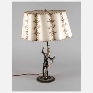Figürliche Tischlampe Art déco