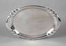 Großes Silbertablett Art déco