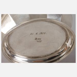 Silber Zuckerdose Wilm Berlin