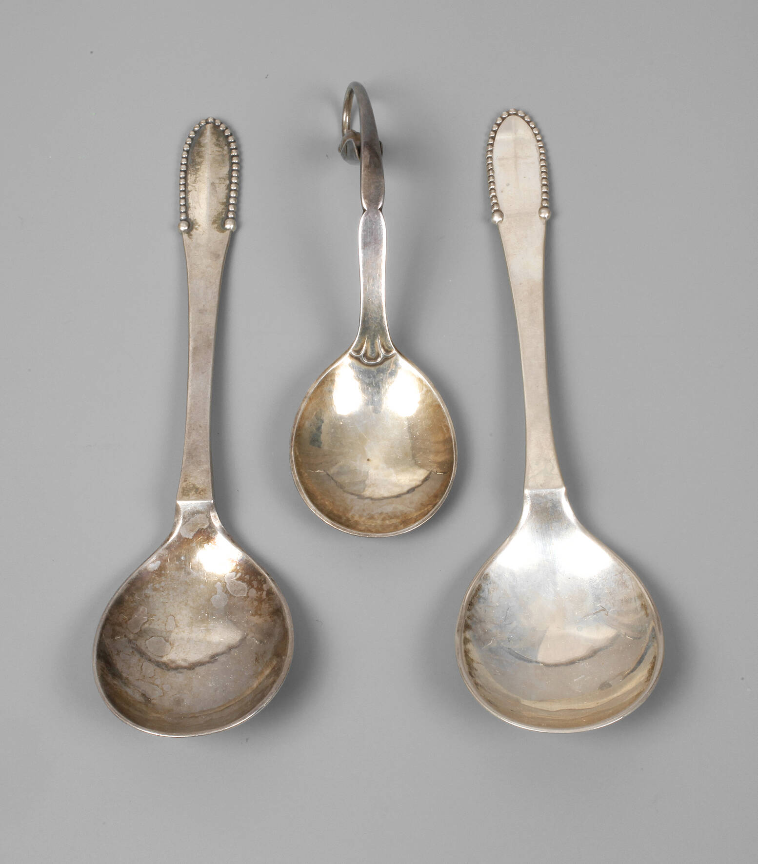 Georg Jensen drei Silberlöffel