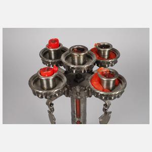 Schmiedeeiserner Leuchter