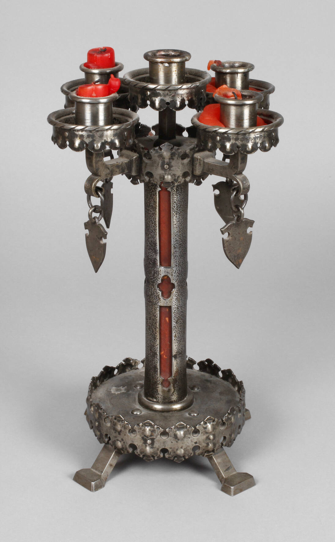 Schmiedeeiserner Leuchter