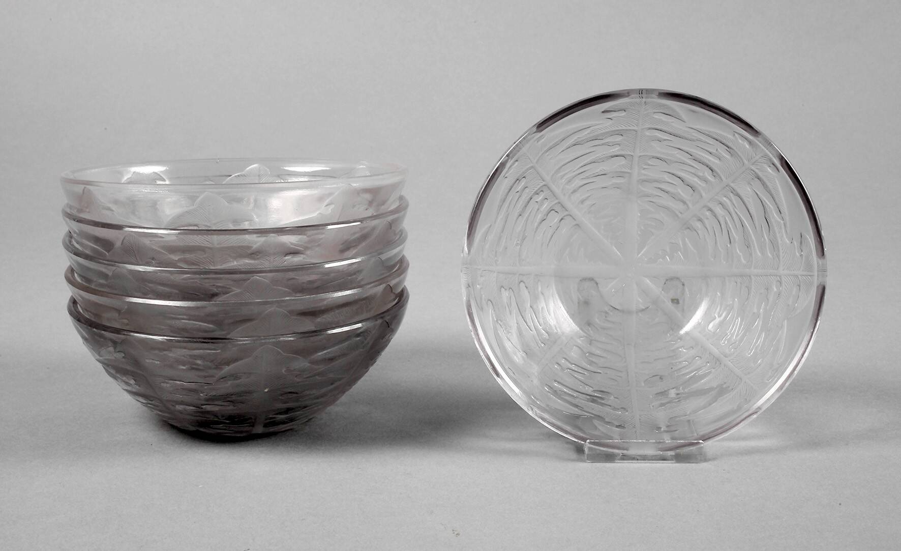 René Lalique sechs Kompottschälchen