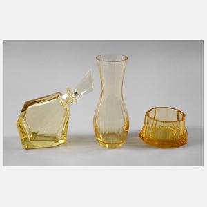 Drei Teile Art déco