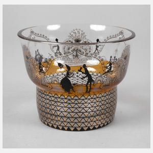 Fachschulschale Steinschönau Schattenmalerei