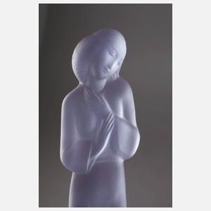 Weibliche Figur Alexandrit-Glas