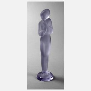 Weibliche Figur Alexandrit-Glas