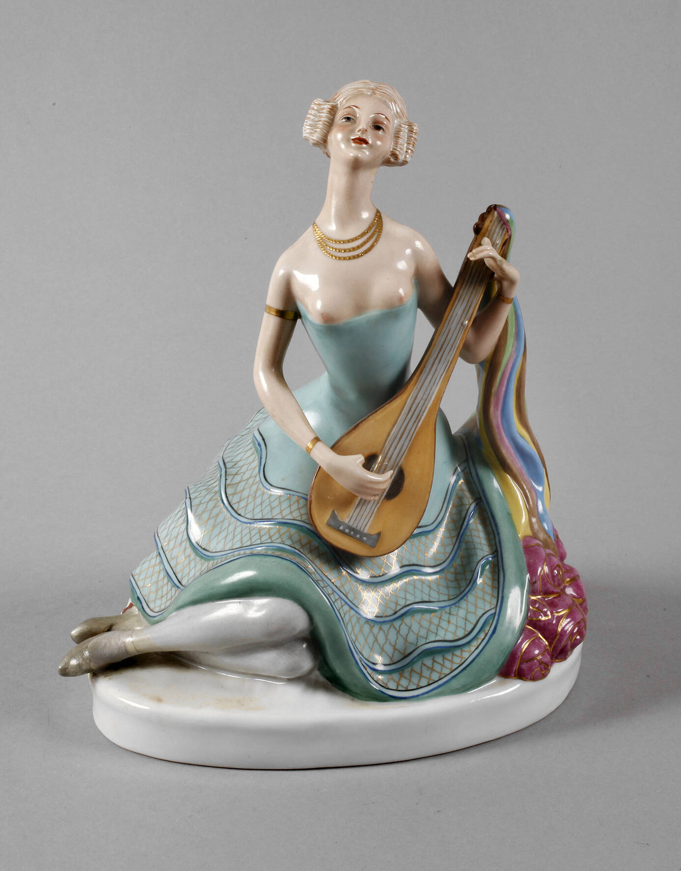 Fraureuth Lautespielerin