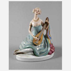 Fraureuth Lautespielerin