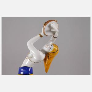 Wilhelm Goebel Orientalische Tänzerin mit Tambourin
