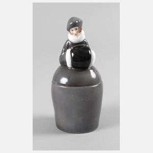 Heubach figürliche Deckeldose