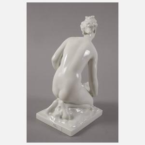 KPM Berlin weiblicher Akt mit Fisch